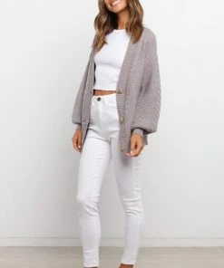 PUP4 Clothing Flounce Cardigan - Grey