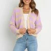 PUP15 Clothing Frosting Cardigan - Lilac