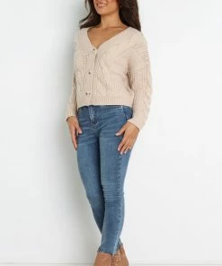 PUP4 Clothing Gigi Cardigan - Beige