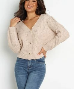 PUP4 Clothing Gigi Cardigan - Beige