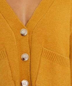 PUP4 Giuliana Cardigan - Mustard Clothing