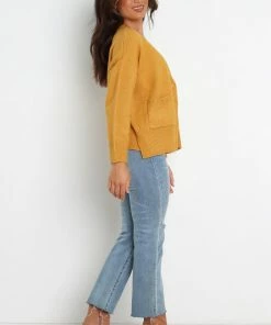 PUP4 Giuliana Cardigan - Mustard Clothing