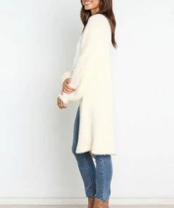 PUP4 Henry Cardigan - Cream