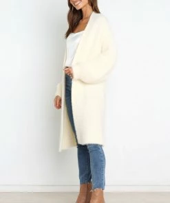 PUP4 Henry Cardigan - Cream