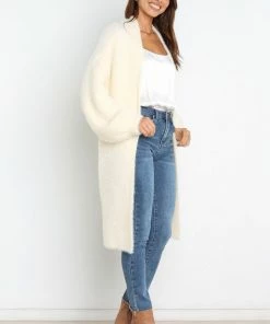 PUP4 Henry Cardigan - Cream