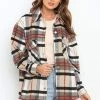 PUP16 Hulda Jacket - Tan Check Clothing