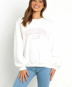 PUP14 Illinois Sweater - White For The Bride