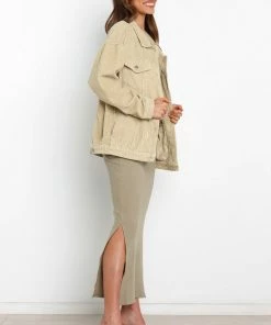 PUP8 Clothing Krew Shacket - Beige