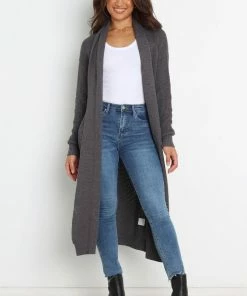 PUP3 Lagos Cardigan - Dark Grey Clothing