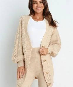 PUP4 Clothing Lanie Cardigan - Beige