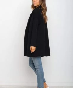 PUP17 Lenore Coatigan - Black Clothing