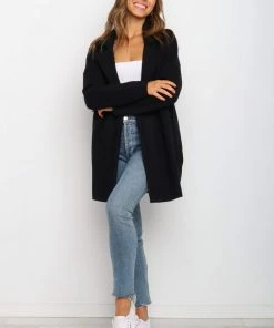 PUP17 Lenore Coatigan - Black Clothing