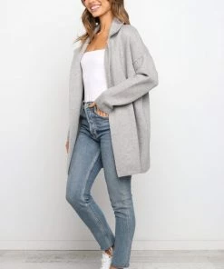 PUP17 Lenore Coatigan - Grey