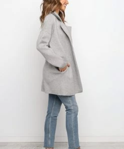 PUP17 Lenore Coatigan - Grey