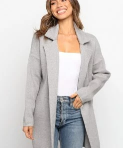 PUP17 Lenore Coatigan - Grey