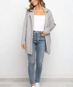 PUP17 Lenore Coatigan - Grey