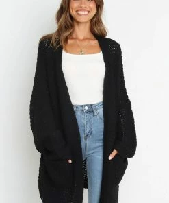 PUP49 Leyonie Cardigan - Black Clothing