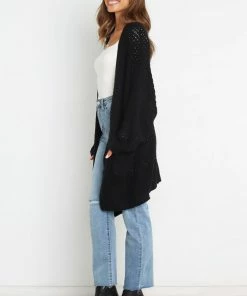 PUP49 Leyonie Cardigan - Black Clothing
