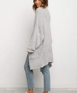 PUP49 Leyonie Cardigan - Grey Clothing