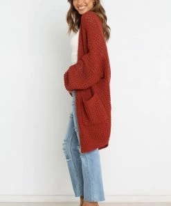 PUP49 Leyonie Cardigan - Rust Clothing