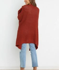 PUP49 Leyonie Cardigan - Rust Clothing