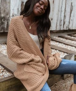 PUP49 Leyonie Cardigan - Tan