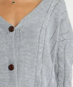 PUP4 Lily Cardigan - Grey Clothing