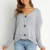 PUP4 Lily Cardigan - Grey Clothing