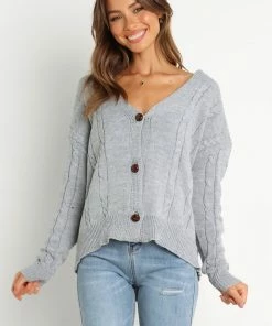 PUP4 Lily Cardigan - Grey Clothing