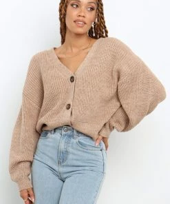 PUP24 Lorne Cardigan - Camel