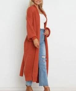 PUP4 Clothing Lorrie Cardigan - Rust