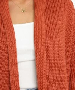 PUP4 Clothing Lorrie Cardigan - Rust