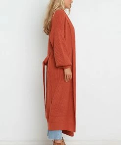 PUP4 Clothing Lorrie Cardigan - Rust