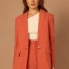 PUP4 Clothing Manhattan Blazer - Rust