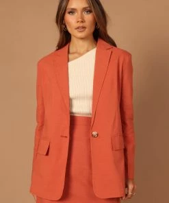 PUP4 Clothing Manhattan Blazer - Rust