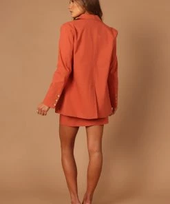 PUP4 Clothing Manhattan Blazer - Rust