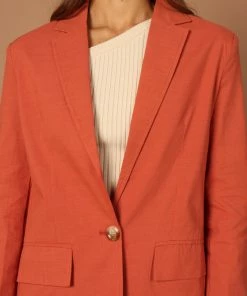 PUP4 Clothing Manhattan Blazer - Rust
