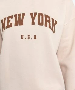 PUP14 Manhattan Sweater - Beige Clothing
