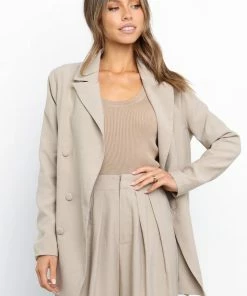 PUP42 Mayson Blazer - Beige Clothing