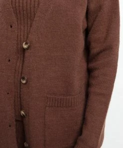 PUP4 Mickey Cardigan - Chocolate Brown