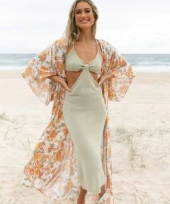 PUP49 Bump Friendly Mishka Kimono - Cream