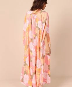 PUP49 Bump Friendly Mishka Kimono - Pink Floral