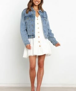 PUP51 Mivo Jacket - Light Wash Clothing