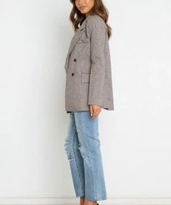 PUP4 Clothing Oxford Blazer - Black Check