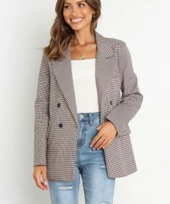 PUP4 Clothing Oxford Blazer - Black Check