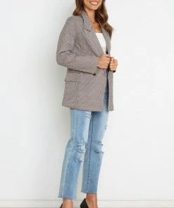 PUP4 Clothing Oxford Blazer - Black Check