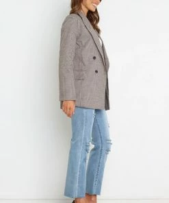 PUP4 Clothing Oxford Blazer - Black Check