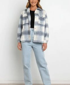 PUP4 Pilton Shacket - White