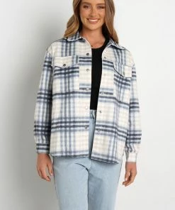 PUP4 Pilton Shacket - White