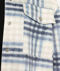 PUP4 Pilton Shacket - White